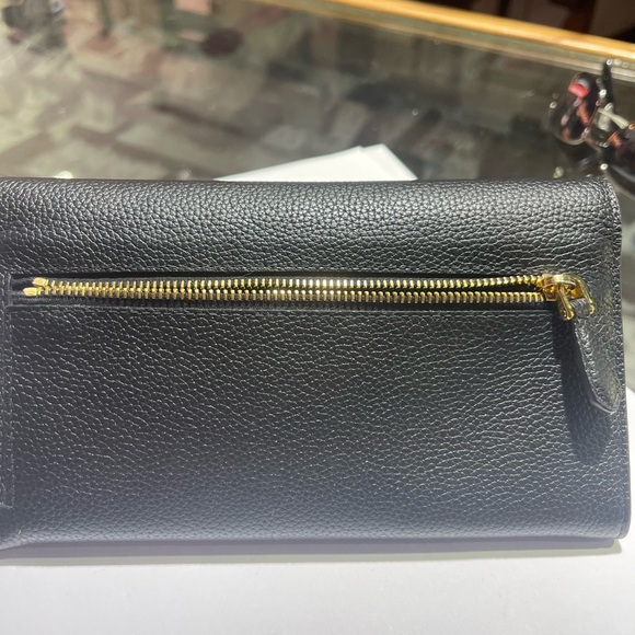 Authentic Prada Black Grain Leather Long Envelope Wallet - Picture 8 of 14